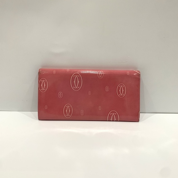 s-l400.jpg Cartier Pink Logo Wallet (RARE)EUC